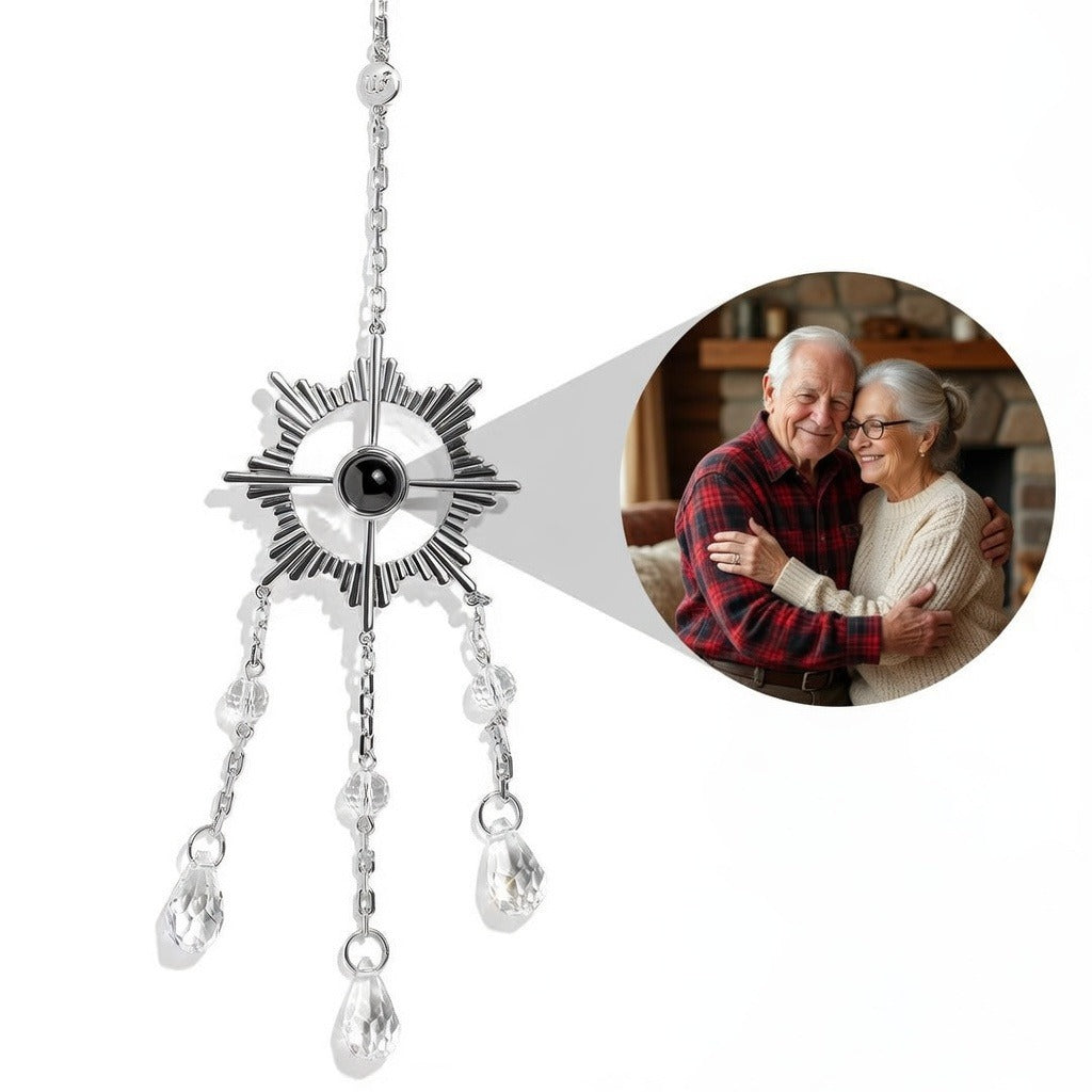 Personalized Sunburst Photo Sun Catcher