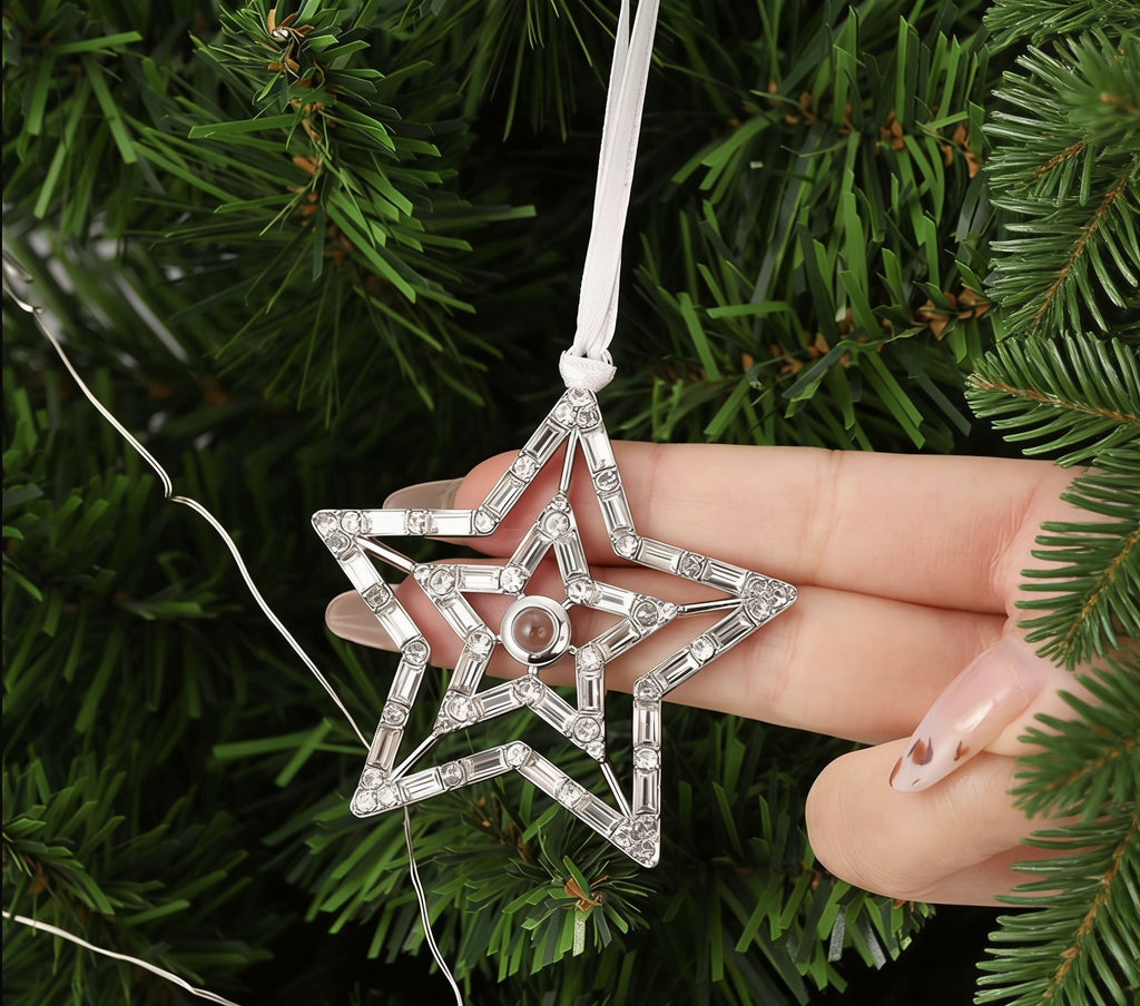 Personalized Star Photo Ornament