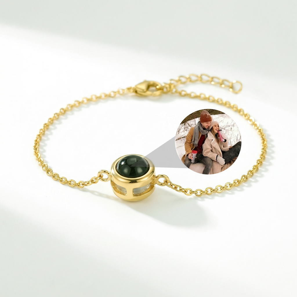 Personalized Photo Circle Bracelet