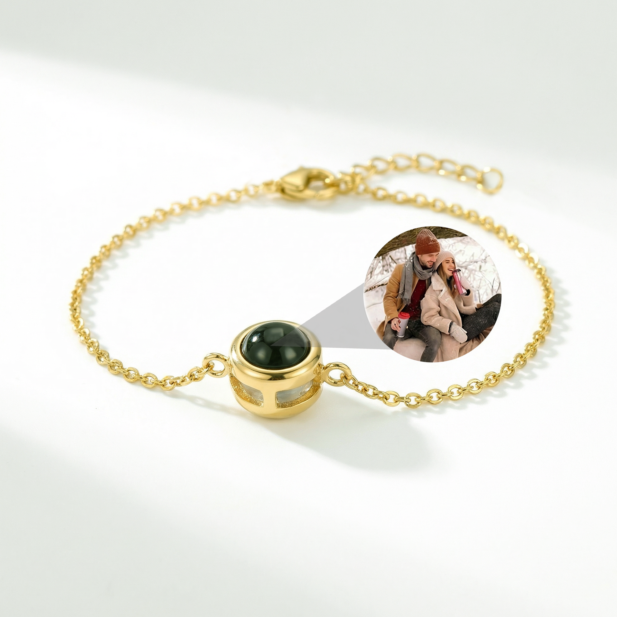Personalized Photo Circle Bracelet