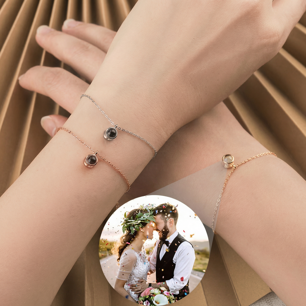 Personalized Photo Circle Bracelet