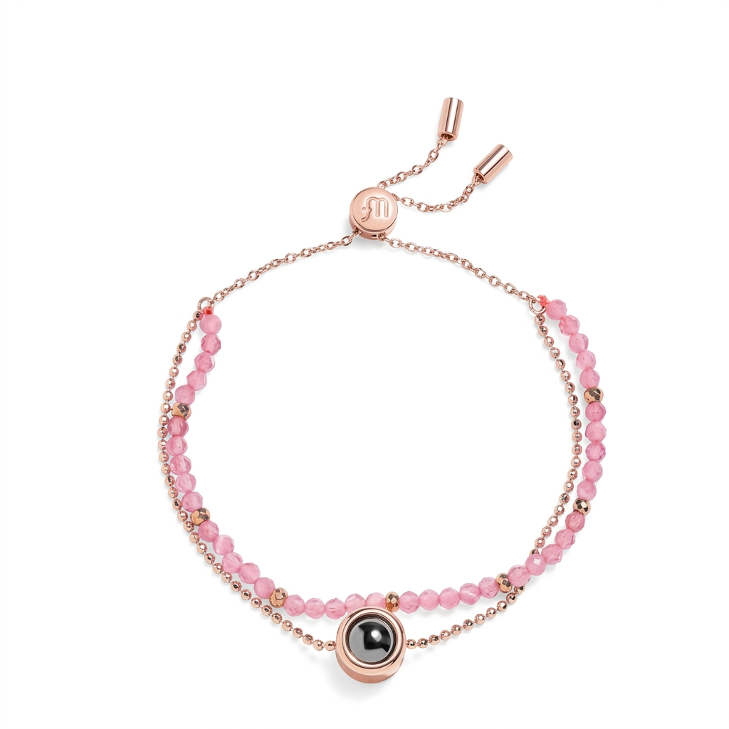 Personalized Crystal Photo Bracelet