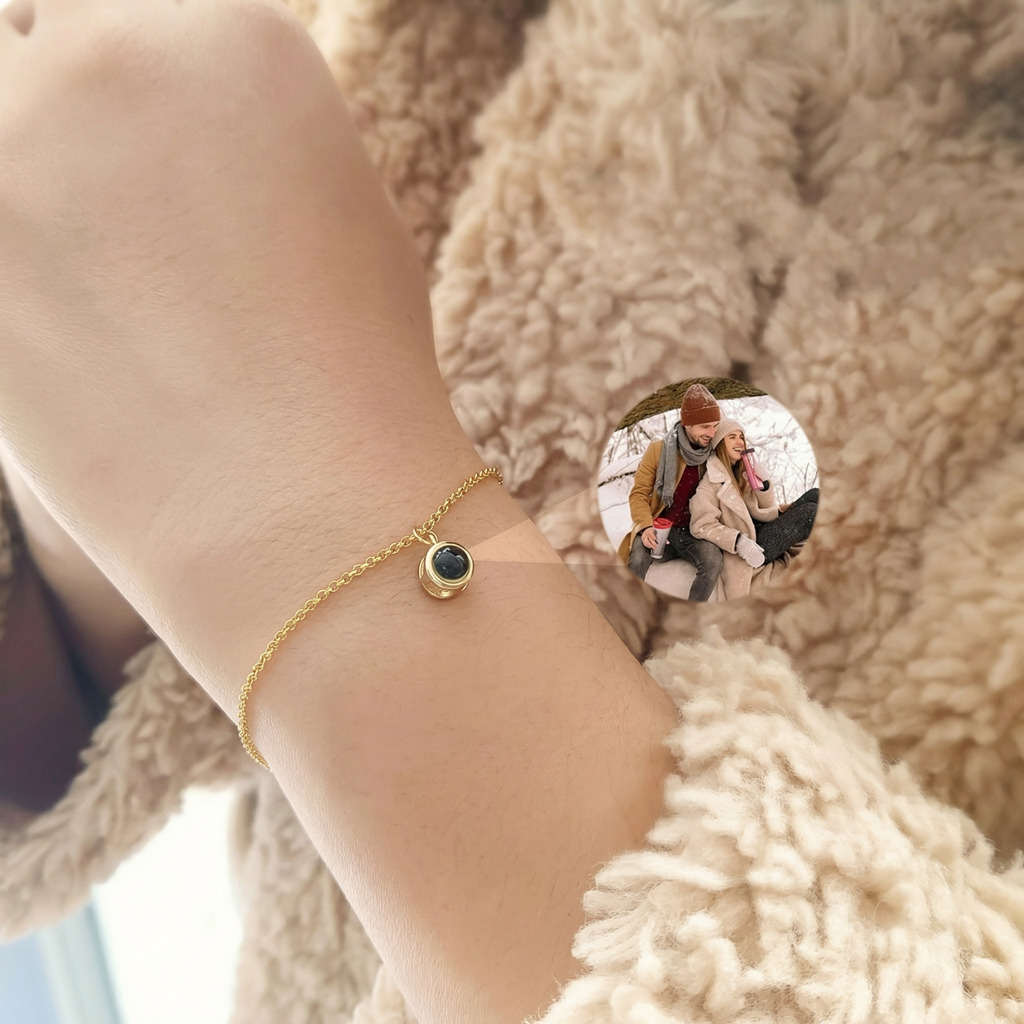 Personalized Photo Circle Bracelet