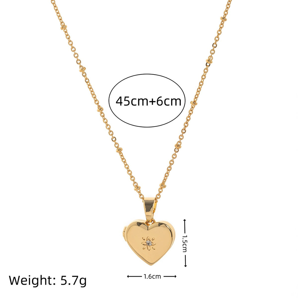Personalised Heart Locket Necklace
