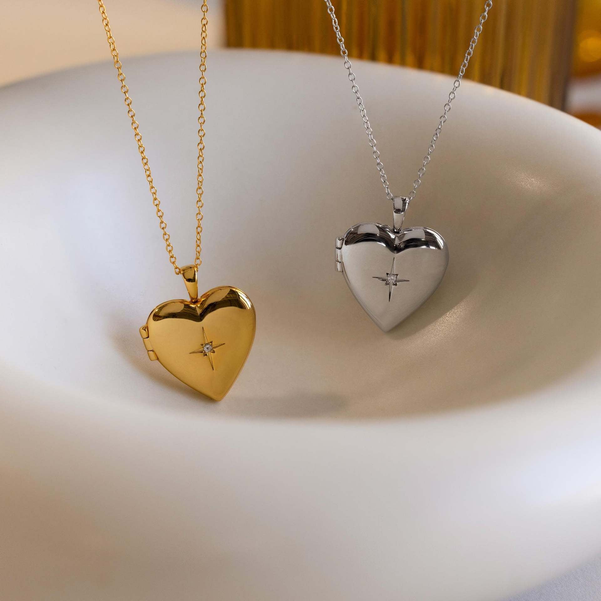 Personalised Heart Locket Necklace