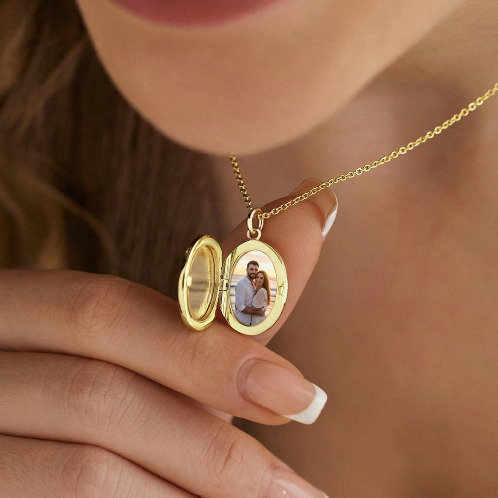 Custom Photo Engraved Necklace