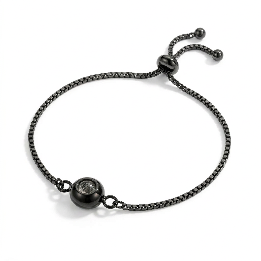 Personalized Photo Slider Bracelet