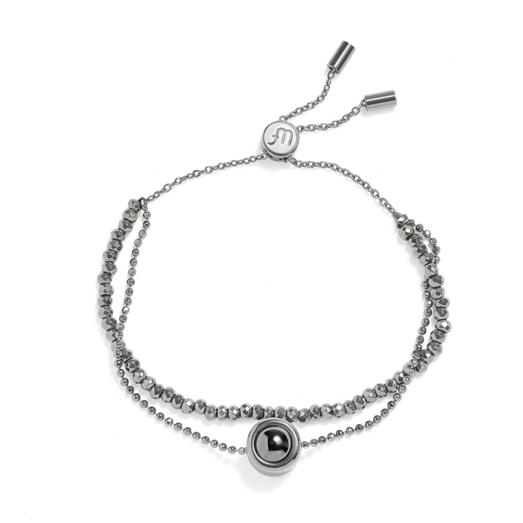 Personalized Crystal Photo Bracelet