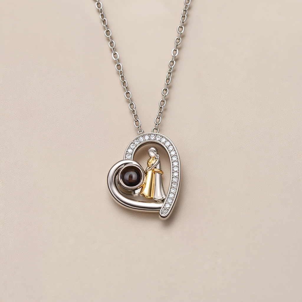 Personalized Photo Necklace for Mom