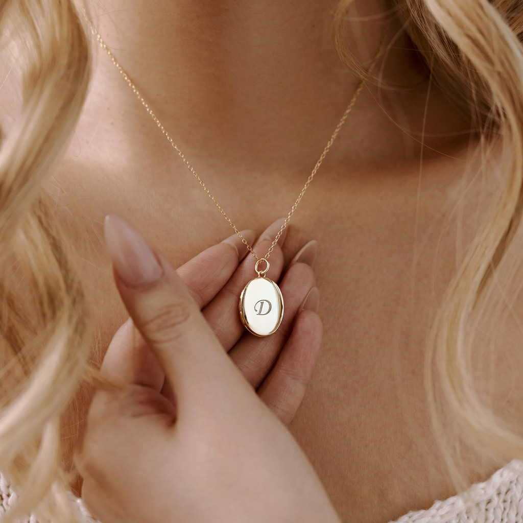 Custom Photo Engraved Necklace