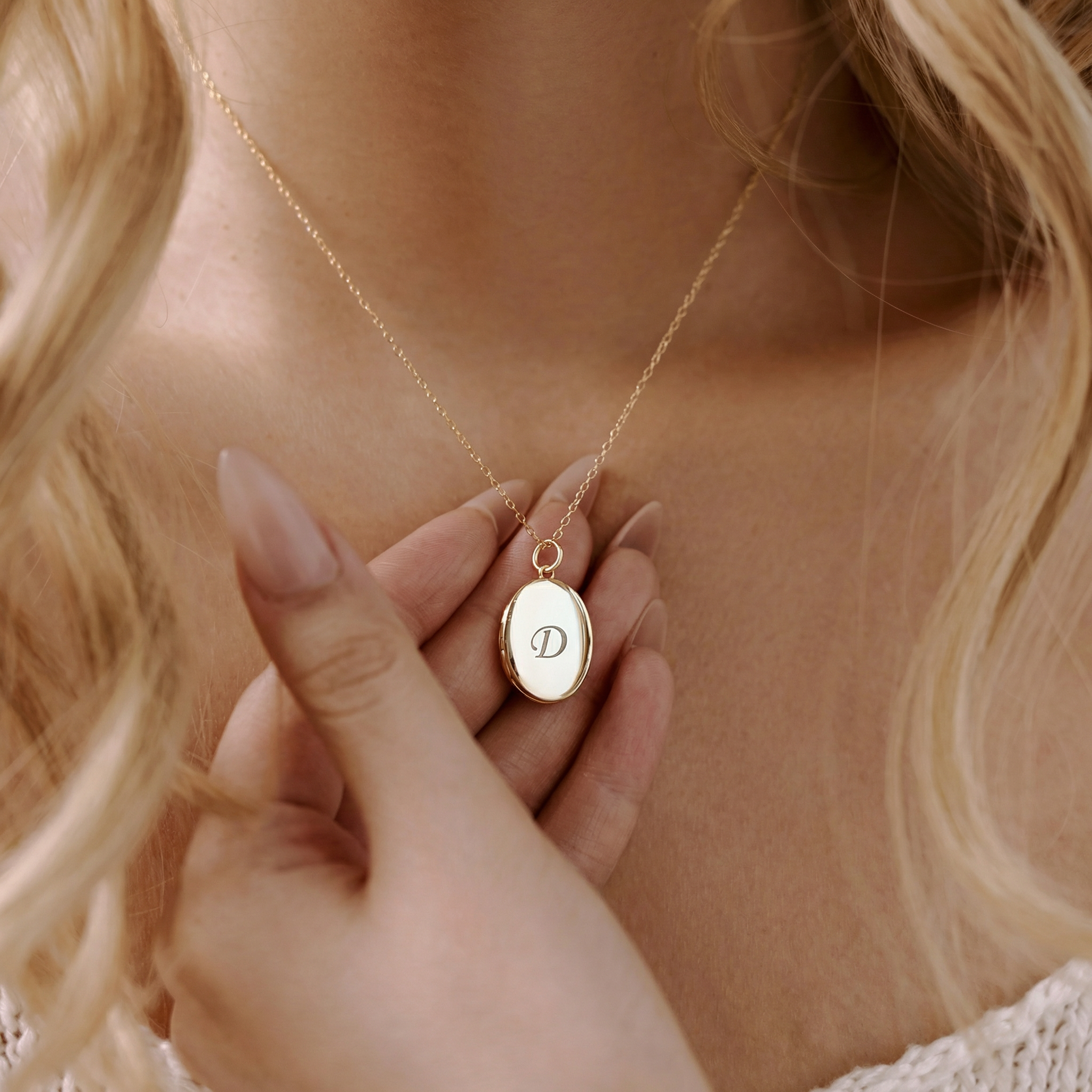 Custom Photo Engraved Necklace