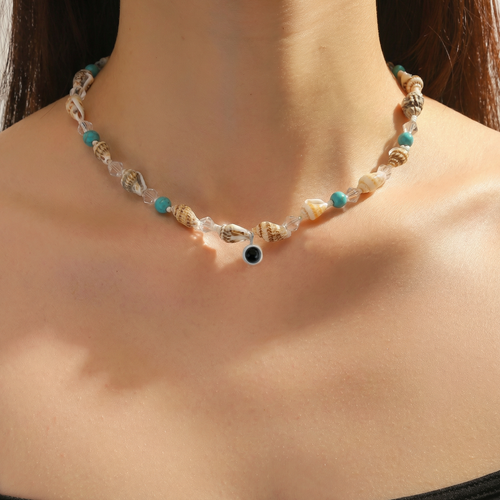 Custom Photo Conch Shell Necklace