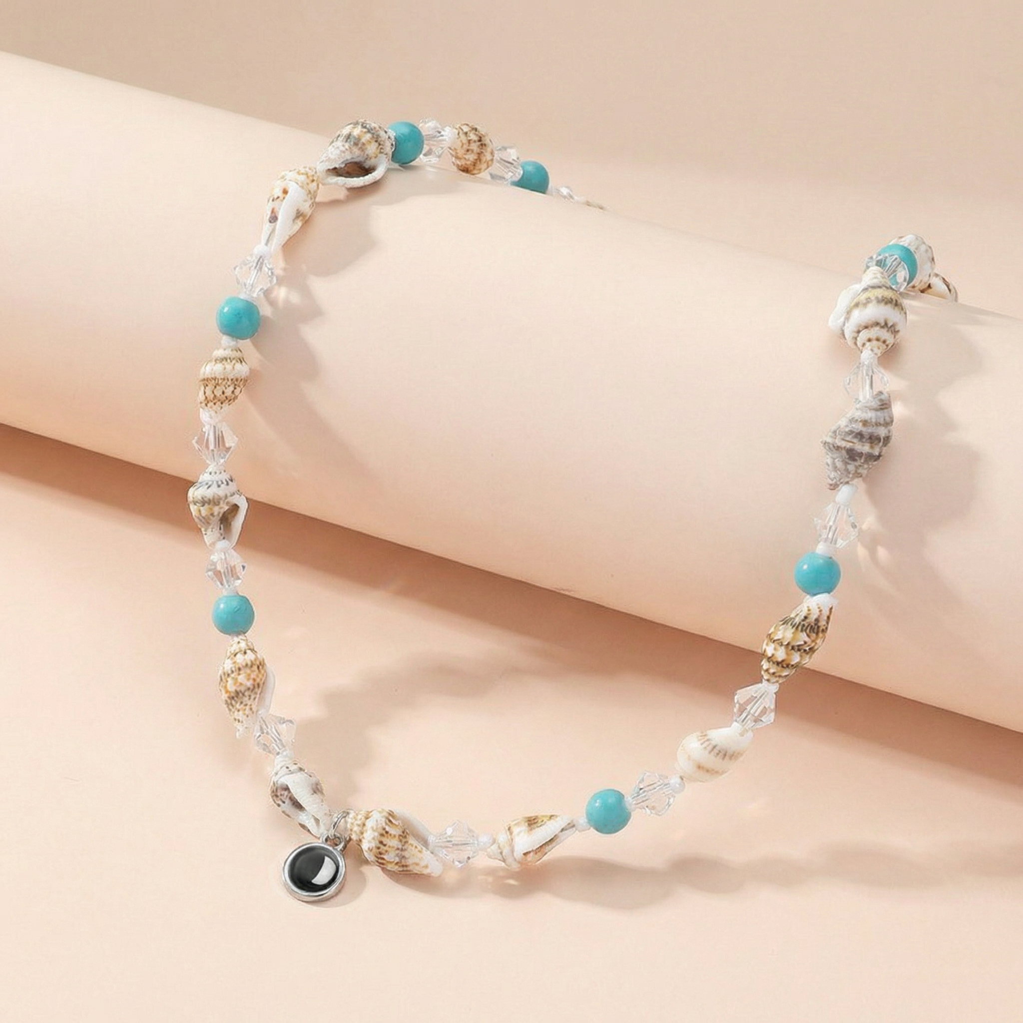 Custom Photo Conch Shell Necklace