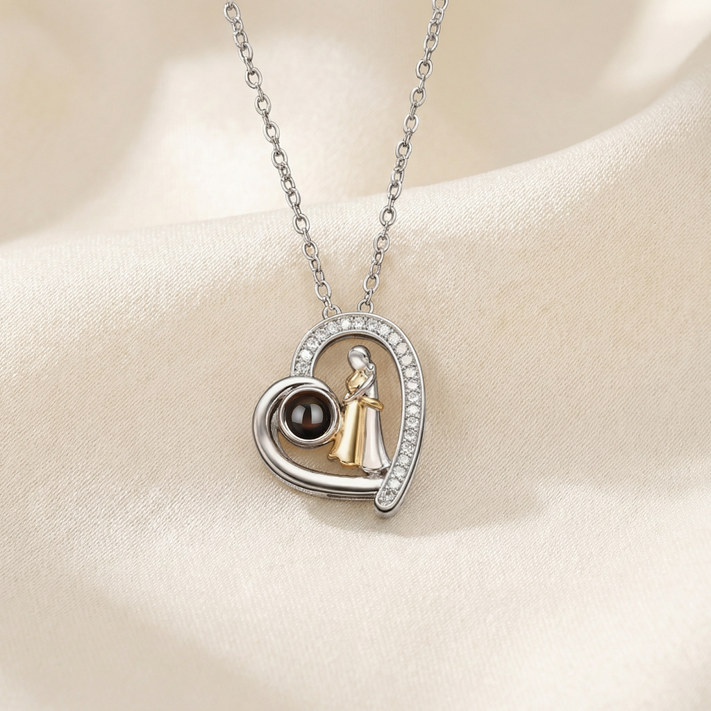 Personalized Photo Necklace for Mom