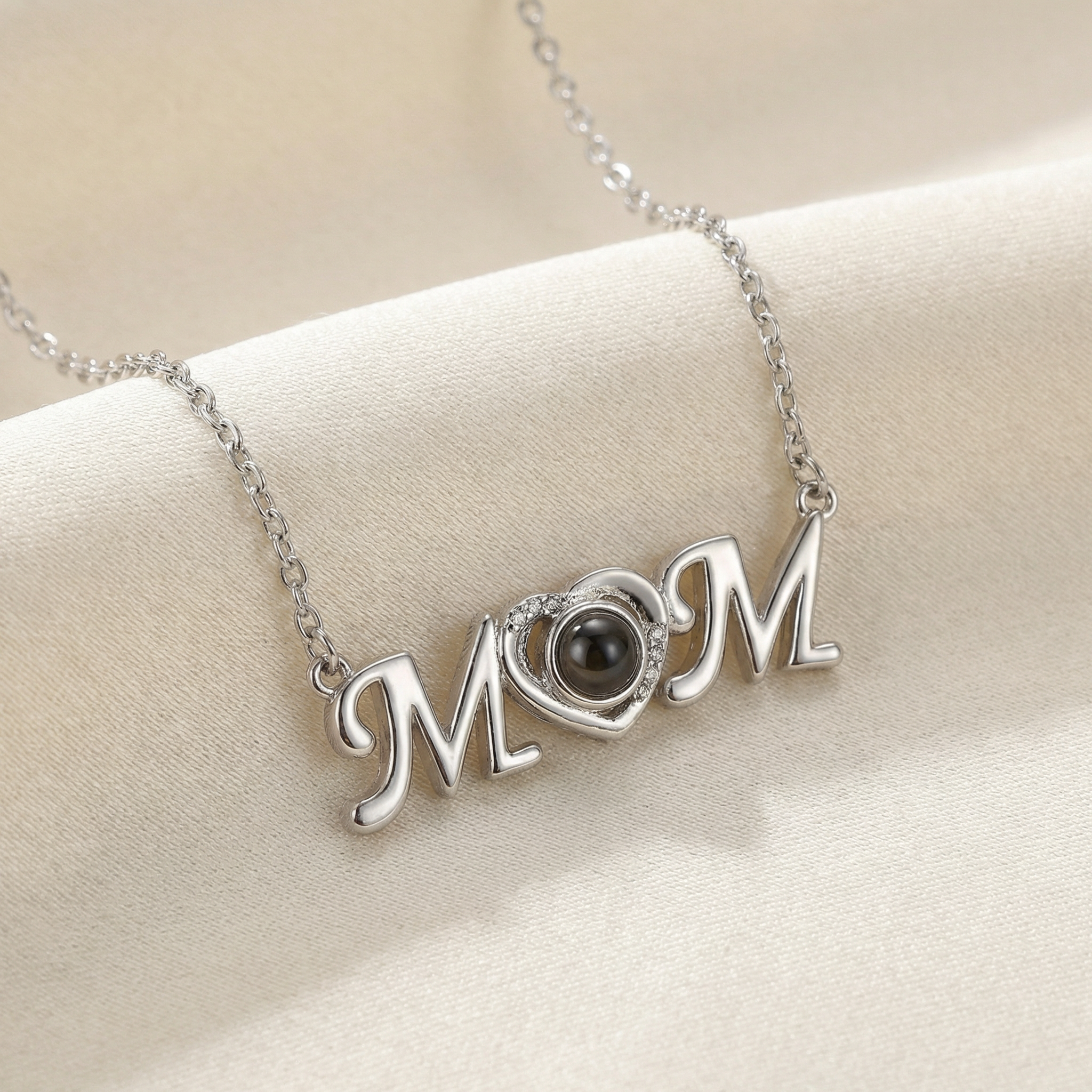 Personalized Mom Photo Necklace